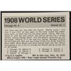 Image 2 : 1971 FLEER WORLD SERIES BLACK BACK TY COBB (HOF)