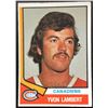 Image 1 : 1974-75 O-PEE-CHEE YVON LAMBERT ROOKIE CARD