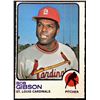 Image 1 : 1973 O-PEE-CHEE BOB GIBSON (HOF)