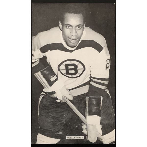 1960's WILLIE O'REE (HOF) J.D. McCARTHY POSTCARD