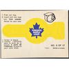Image 1 : 1973-74 O-PEE-CHEE TORONTO MAPLE LEAFS INSERT RING