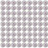 Image 1 : Lot of 63 x Canada 2006 25 Cent Coins - Pink Ribbon Issue