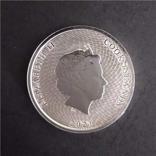 Cook Island .9999 Fine Silver 10 Cents