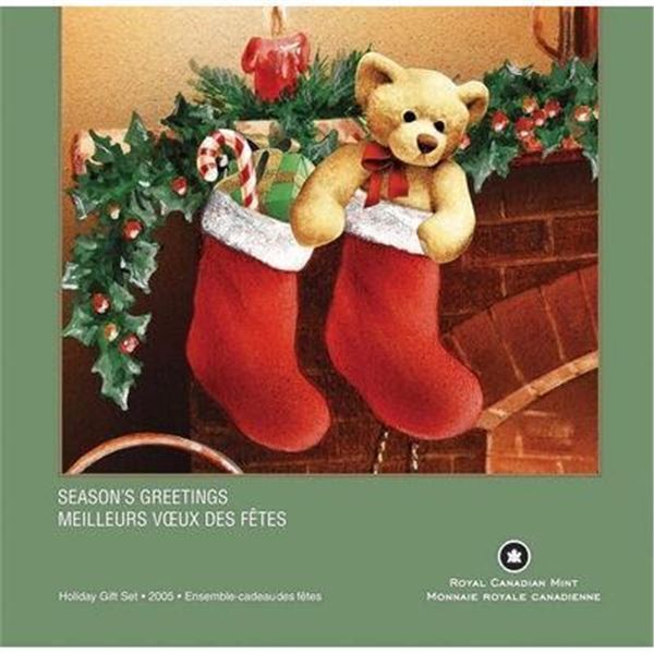 RCM 2005 Seasons Greetings UNC Coin Folio