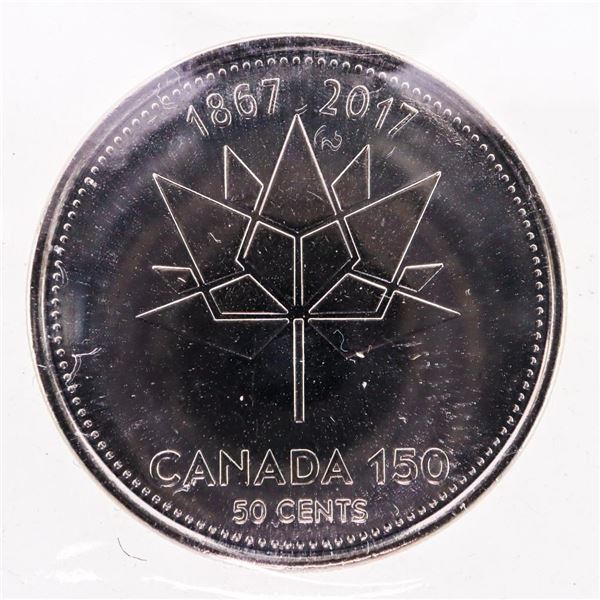 Canada2017 Fifty Cents MS64 ICCS Canada 150