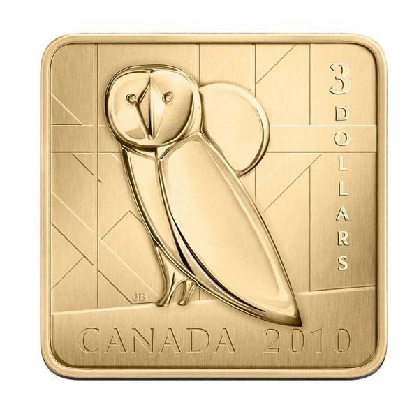 2010 $3 Wildlife Conservation Series: Barn Owl - Sterling Silver Coin, Stock Photo Used For Listing,