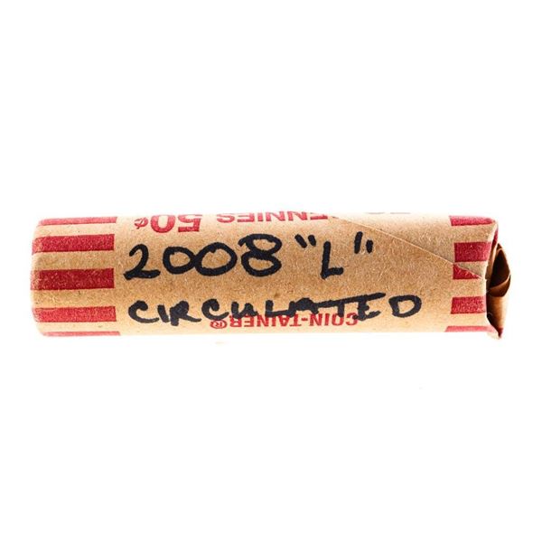 Roll Canada 2008 "L" One Cent Coins