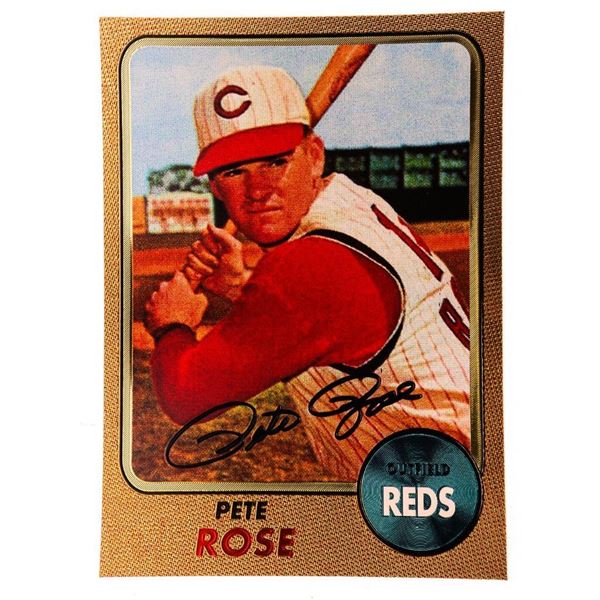 "Pete Rose" 23kt Gold Leaf Foil Card  (REDS)