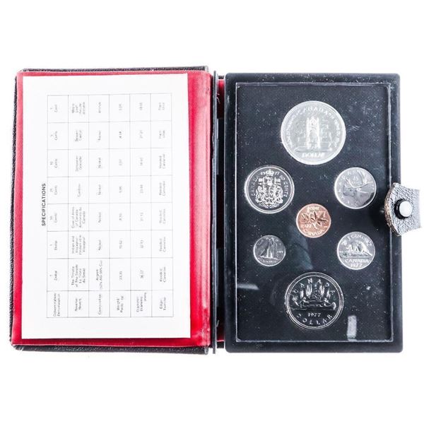 RCM 1977 Prestige Specimen Coin Set Leather Case