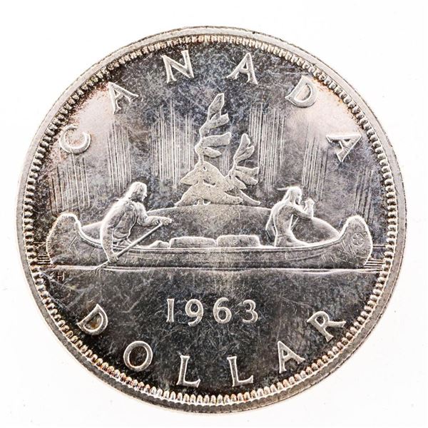 1963 Canada Silver Dollar UNC