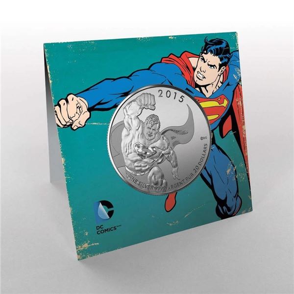 2015 $20 for $20 DC ComicsTM Originals: SupermanTM - Pure Silver Coin
