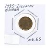 Image 1 : 1925 Iceland 10 - AURAR MS65