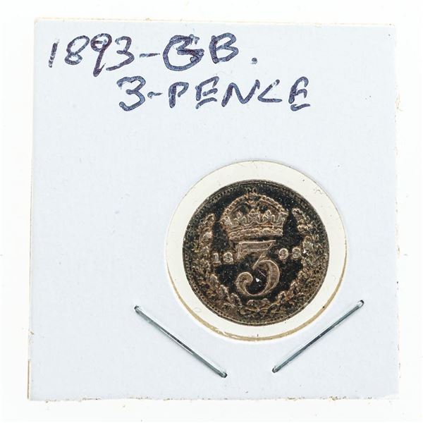 1893 Great Britain 3- Pence