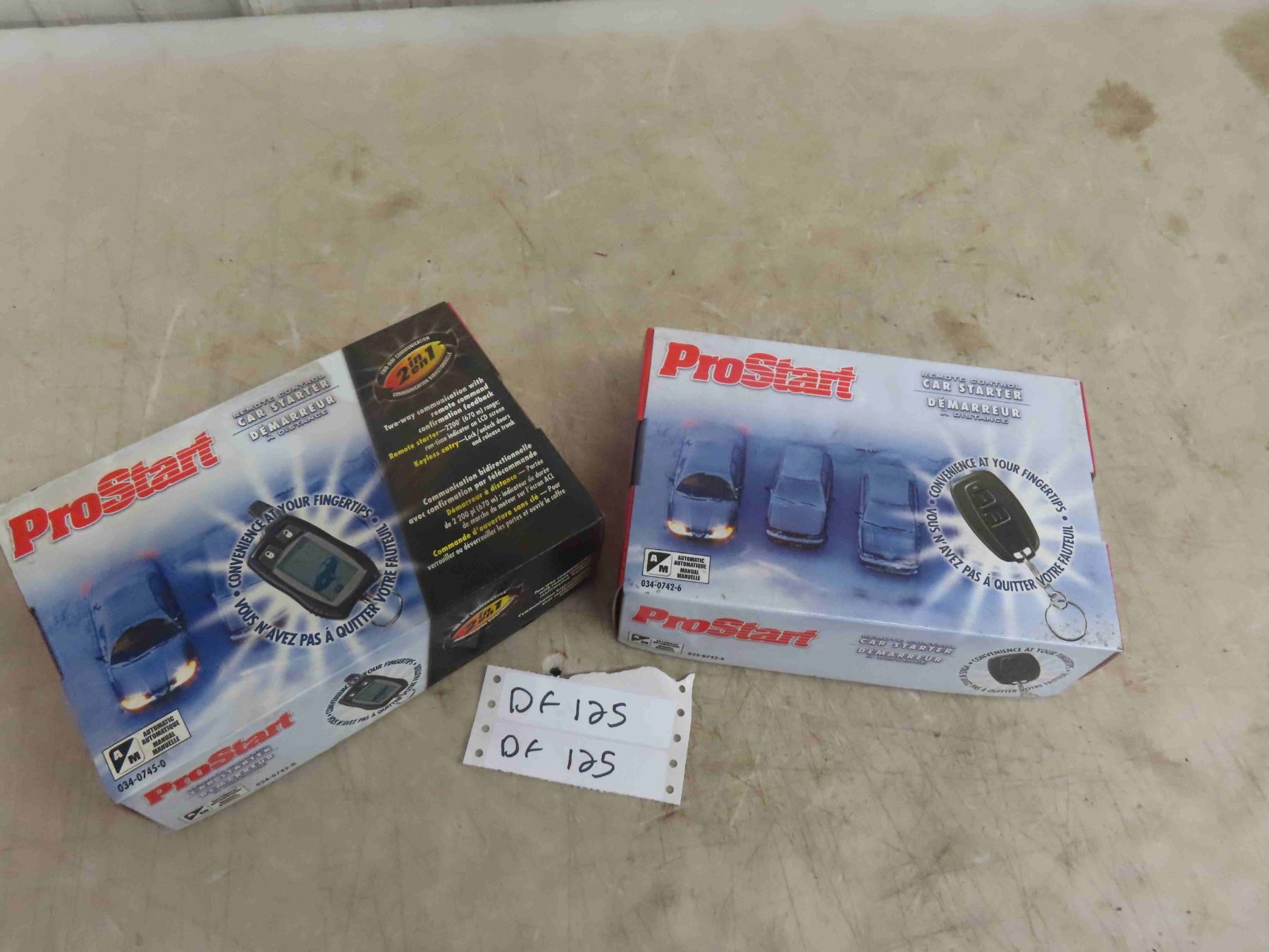 Prostart Remote Battery 2 Pro Start Remote Control Car Starters New