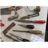 Image 4 : Old Tools: Screwdrivers, Ice Tongs, Wood Crate & More 
