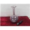 Image 2 : Vintage 1960s Century Glass Genie  Bottle 23'' H , MCM