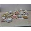 Image 1 : 16 Tea Cups & Saucers : Royal Albert, Royal Doulton, Royal 