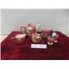 Image 1 : Vintage Apple Tea Pot with 2 Creamers, Sugar Bowl 