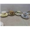 Image 2 : 18 Tea Cups & Saucers : Old Royal, Royal Albert, Royal 