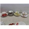 Image 2 : 10 Tea Cups with Saucers: Royal Albert, Paragon, Aynsley 