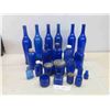 Image 1 : Cobalt Blue Bottles, Wine, Apothecary & Others