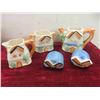 Image 2 : 10pcs Vintage Collageware: Biscuit Jar , Tea Pot, 