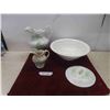 Image 1 : Vintage Basin, 2 Pitchers, Lid