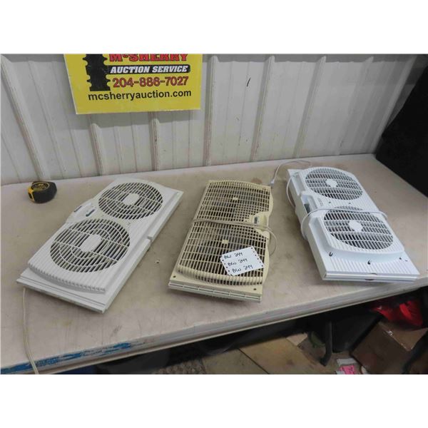 3 Window Fans 
