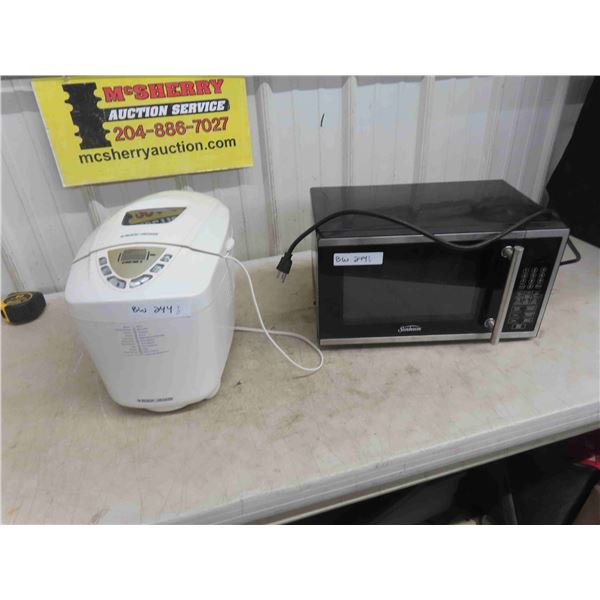 Sunbeam Microwave, Black and Decker Bread Maker 