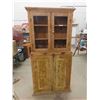 Image 1 : Step Back Kitchen Cupboard Original Paint and Stripped Late