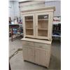 Image 1 : Painted Step Back Kitchen Cabinet 80'' x 43'' x 20'' 