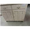Image 9 : Painted Step Back Kitchen Cabinet 80'' x 43'' x 20'' 
