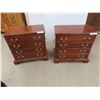 Image 1 : (2) 4 Drawer Night Stands / End Tables 22'' x 22'' x 12'' 
