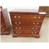 Image 2 : (2) 4 Drawer Night Stands / End Tables 22'' x 22'' x 12'' 