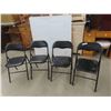 Image 1 : 4 Folding Card Chairs 