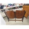 Image 7 : Old Theatre Seats Wood with Cast End Flip 