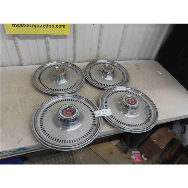 1970s Ford Trino Set (4) Hub Caps 