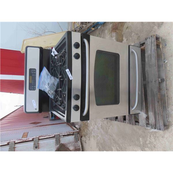 GE Stainless Gas Stove 