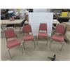 Image 1 : 4 Stacking Kitchen Chairs 