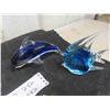 Image 3 : Blown Glass Dolphins, Vases & Shells 