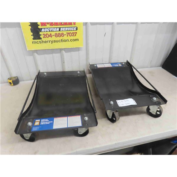 2 Powerfist 2500lbs Vehicle Dollies 