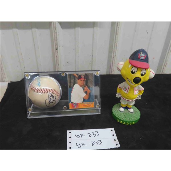 Brian Duva Winnipeg Goldeyes Autographed Game