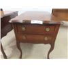 Image 2 : 2 Walnut End Tables / Night Stands 2 Drawer 22'' x 