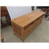 Image 2 : Big Screen TV Pine Stand 22 1/2'' x 55'' x 15''