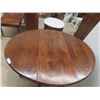 Image 2 : Oak Gate Leg Table with Barley Twist Legs 29'' x 42''