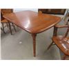 Image 2 : Solid Maple Table 30'' x 60'' x 41'' , (2) Leaves 12''