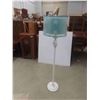 Image 1 : Floor Lamp with Eyeshadow Blue Shade 