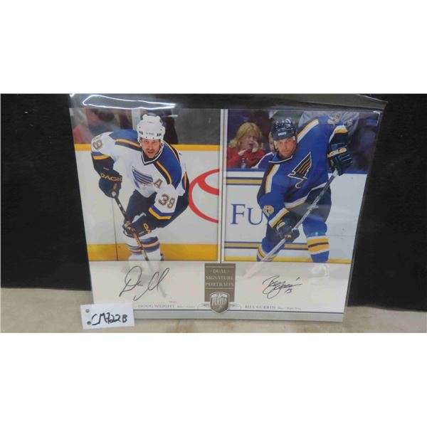 Doug Weight Bill Guerin Dual Signed Phiti