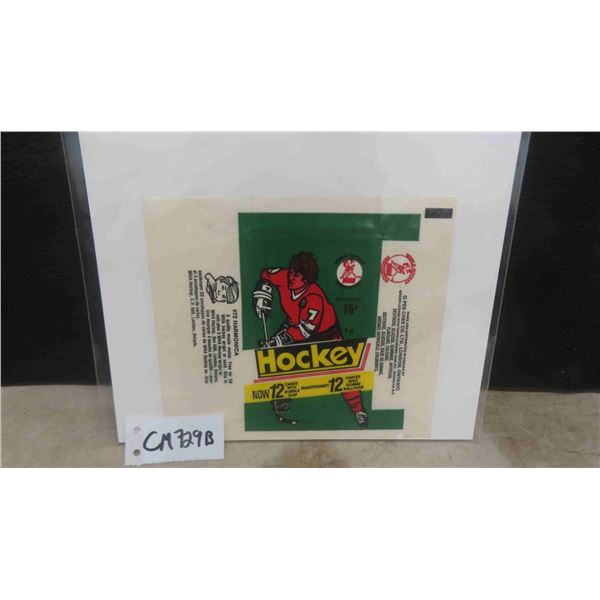1977.78 WHA O-Pee-Chee Wrapper 