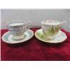 Image 2 : 3 Royal Albert Tea Cups with Saucers , 9 Mix